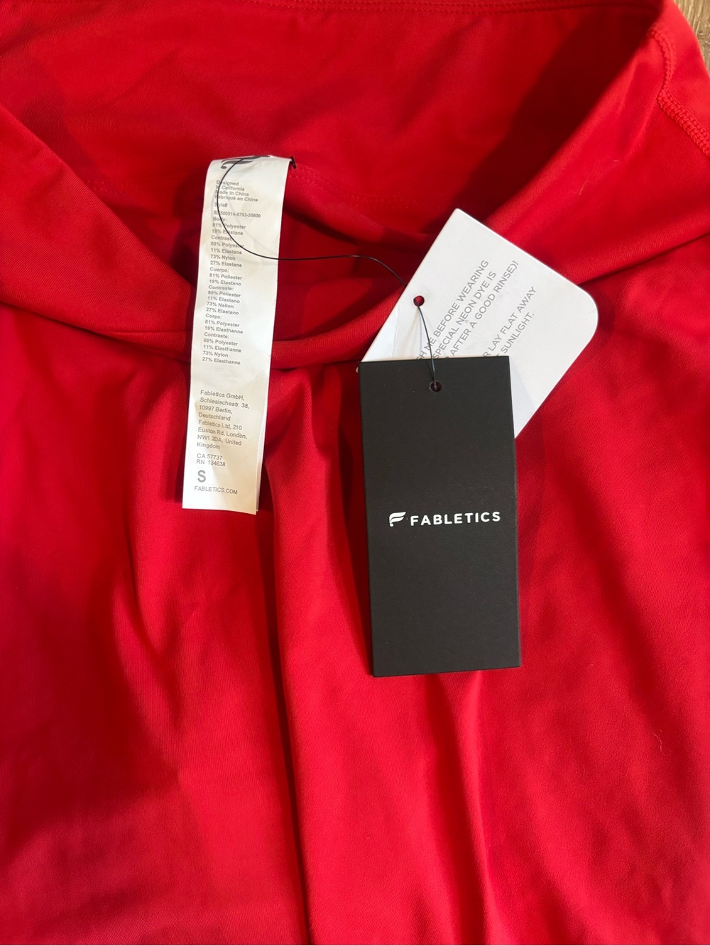 Fabletics Red Flared Skort - Picture 2 of 6